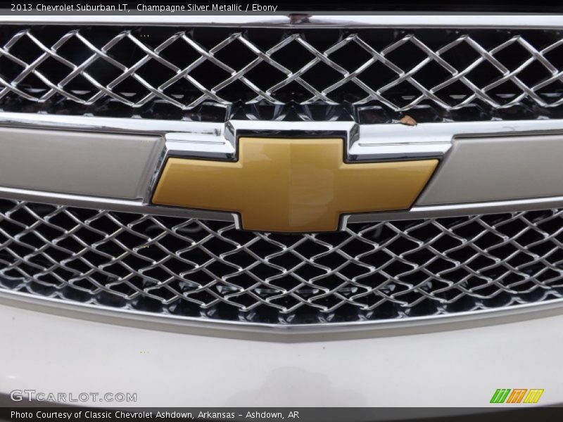Champagne Silver Metallic / Ebony 2013 Chevrolet Suburban LT