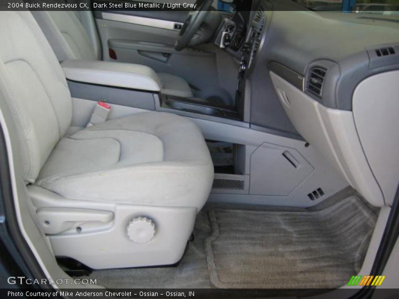 Dark Steel Blue Metallic / Light Gray 2004 Buick Rendezvous CX