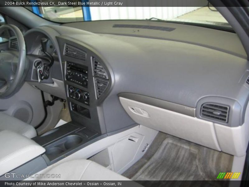 Dark Steel Blue Metallic / Light Gray 2004 Buick Rendezvous CX