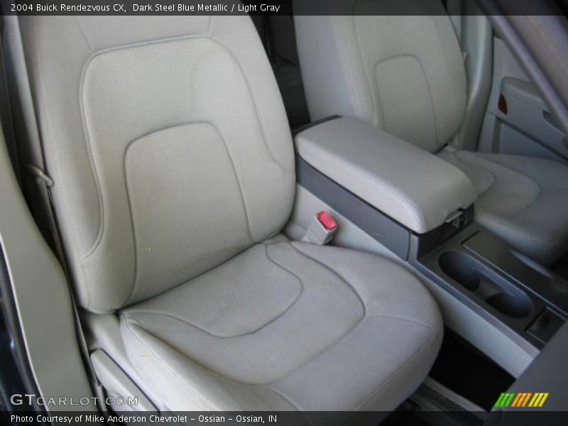 Dark Steel Blue Metallic / Light Gray 2004 Buick Rendezvous CX