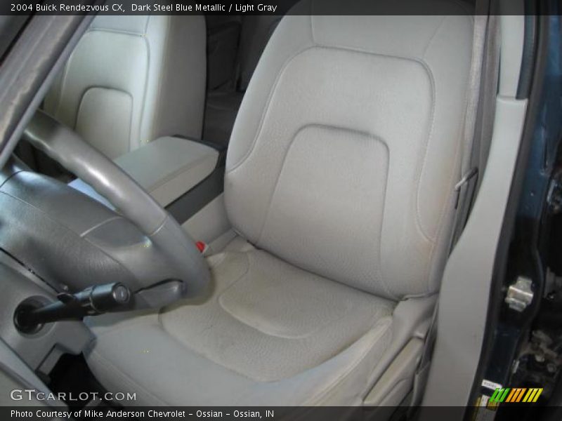 Dark Steel Blue Metallic / Light Gray 2004 Buick Rendezvous CX