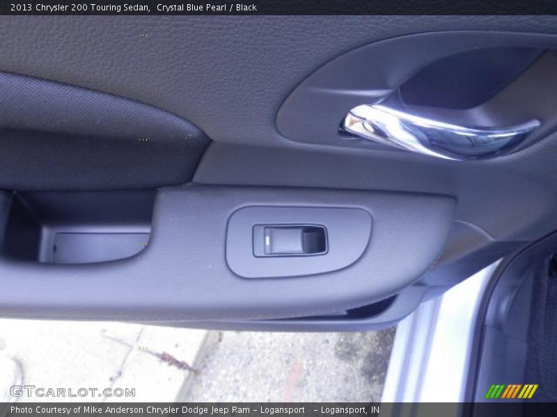 Crystal Blue Pearl / Black 2013 Chrysler 200 Touring Sedan