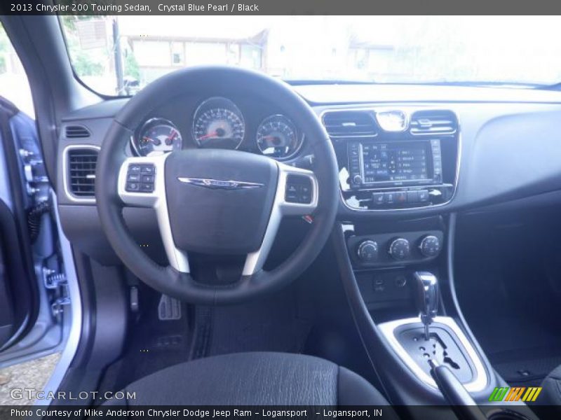 Crystal Blue Pearl / Black 2013 Chrysler 200 Touring Sedan