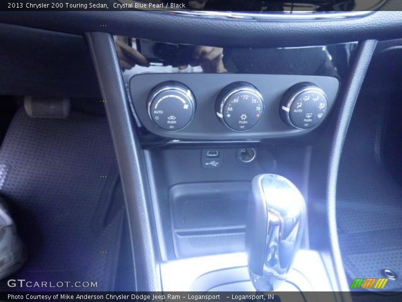 Crystal Blue Pearl / Black 2013 Chrysler 200 Touring Sedan