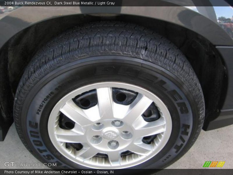 Dark Steel Blue Metallic / Light Gray 2004 Buick Rendezvous CX