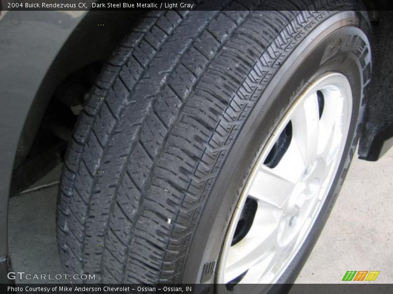 Dark Steel Blue Metallic / Light Gray 2004 Buick Rendezvous CX