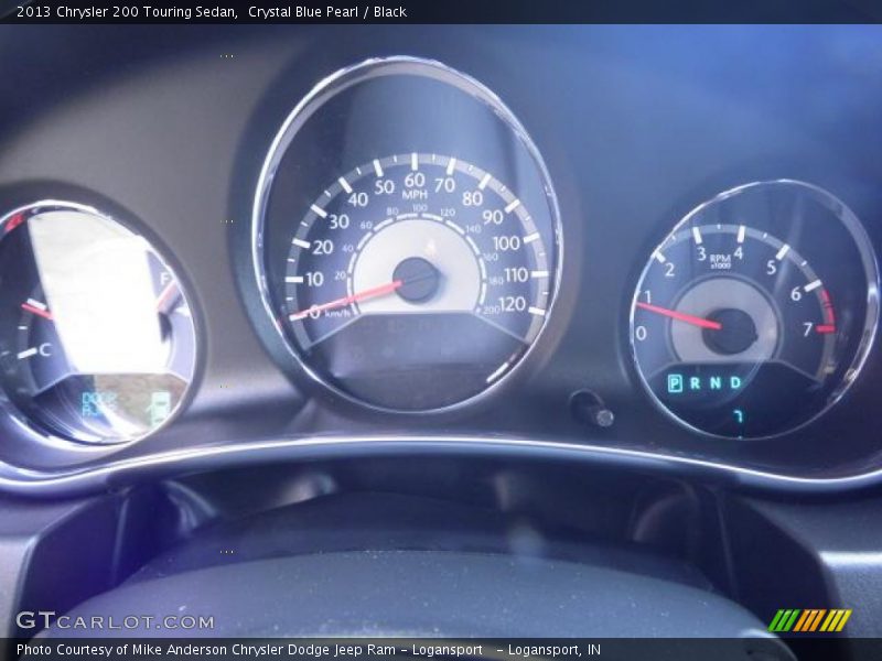 Crystal Blue Pearl / Black 2013 Chrysler 200 Touring Sedan
