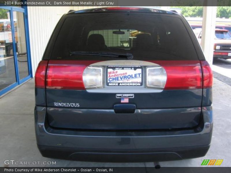 Dark Steel Blue Metallic / Light Gray 2004 Buick Rendezvous CX