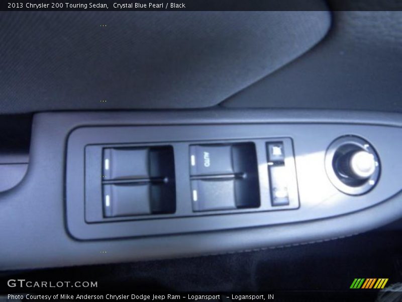 Crystal Blue Pearl / Black 2013 Chrysler 200 Touring Sedan