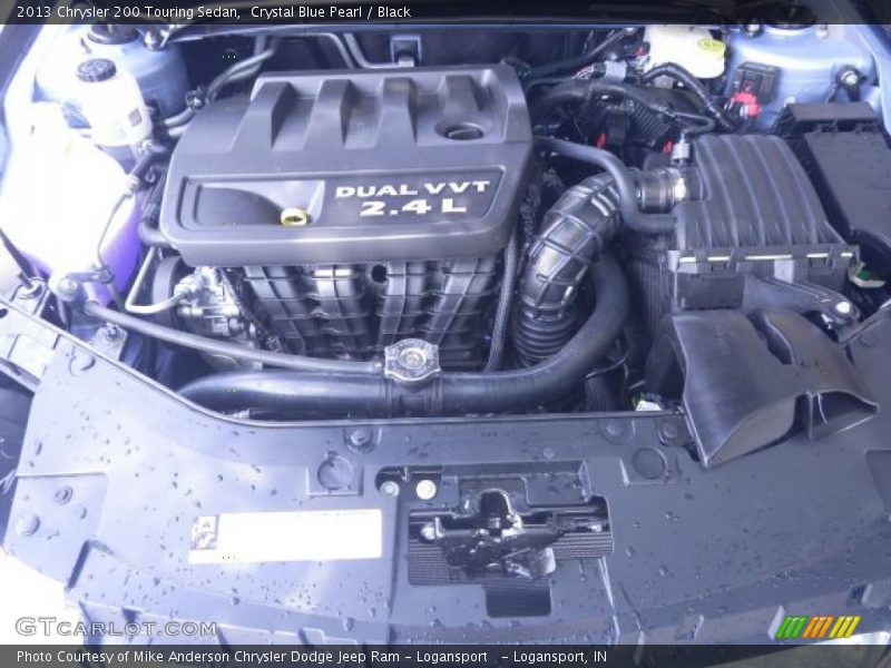 Crystal Blue Pearl / Black 2013 Chrysler 200 Touring Sedan