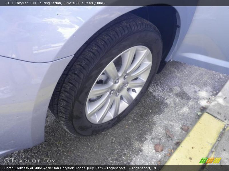 Crystal Blue Pearl / Black 2013 Chrysler 200 Touring Sedan