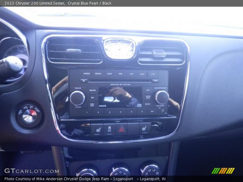 Crystal Blue Pearl / Black 2013 Chrysler 200 Limited Sedan