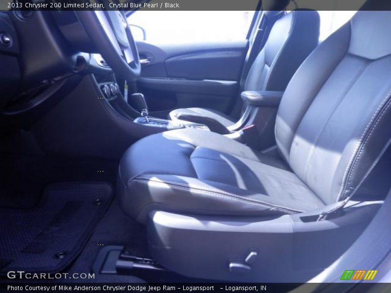 Crystal Blue Pearl / Black 2013 Chrysler 200 Limited Sedan