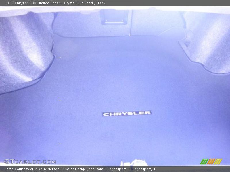 Crystal Blue Pearl / Black 2013 Chrysler 200 Limited Sedan