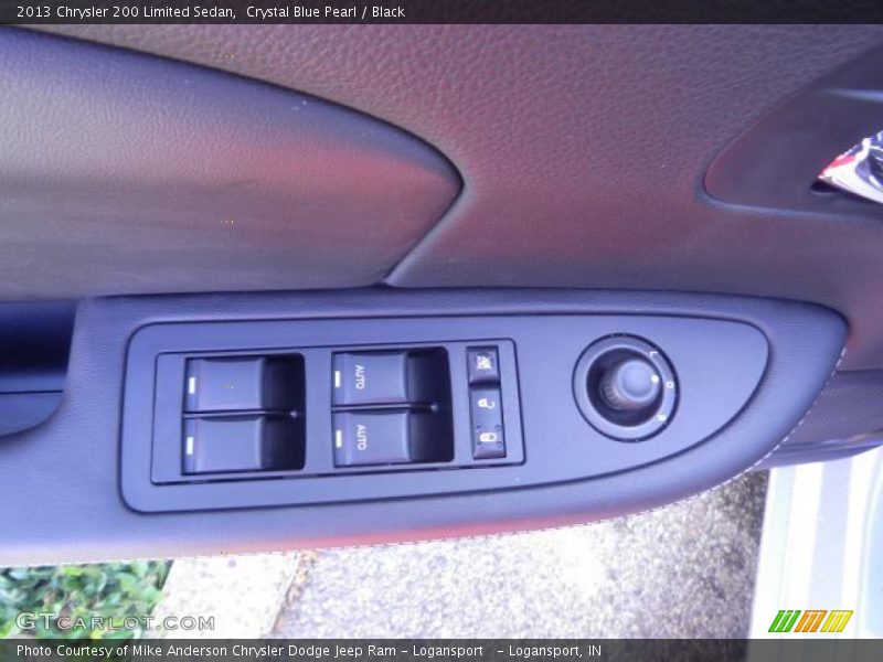 Crystal Blue Pearl / Black 2013 Chrysler 200 Limited Sedan
