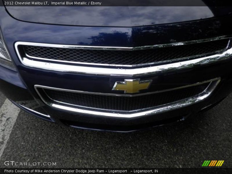 Imperial Blue Metallic / Ebony 2012 Chevrolet Malibu LT