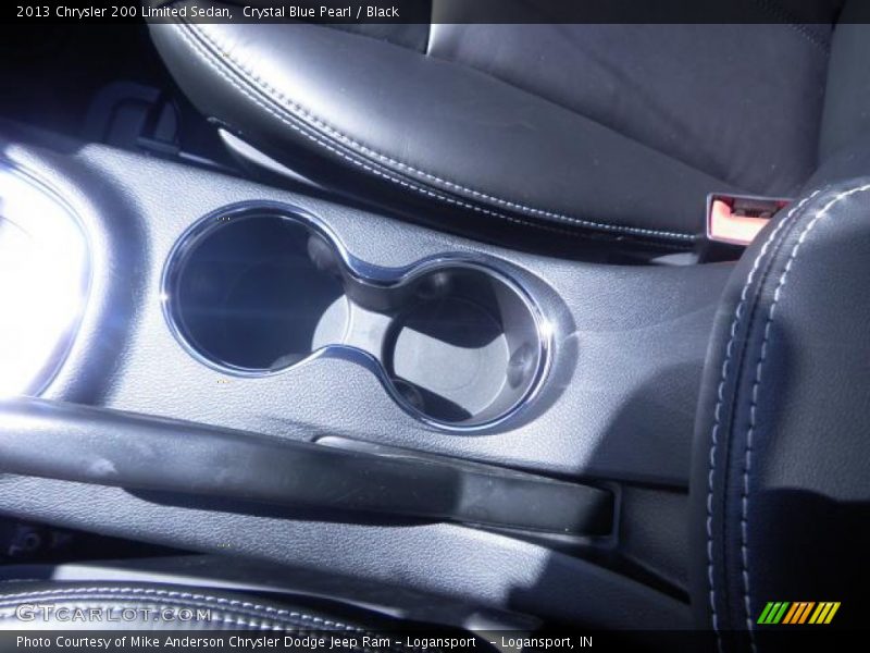 Crystal Blue Pearl / Black 2013 Chrysler 200 Limited Sedan