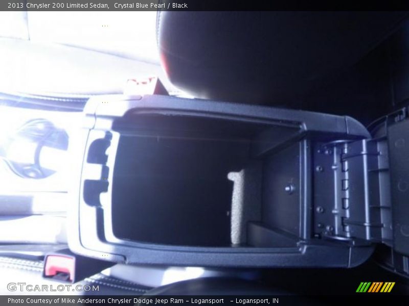 Crystal Blue Pearl / Black 2013 Chrysler 200 Limited Sedan