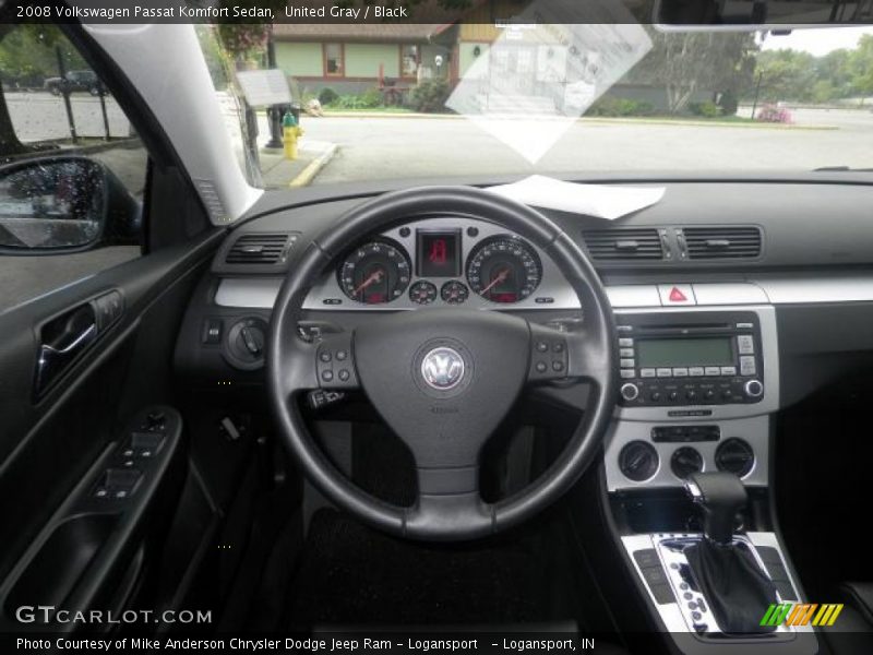 United Gray / Black 2008 Volkswagen Passat Komfort Sedan