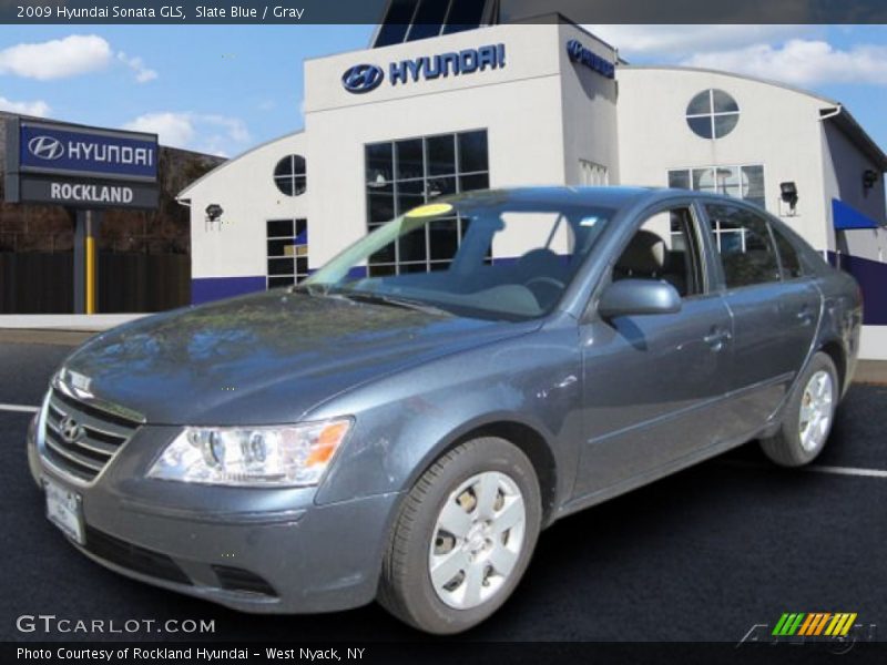 Slate Blue / Gray 2009 Hyundai Sonata GLS