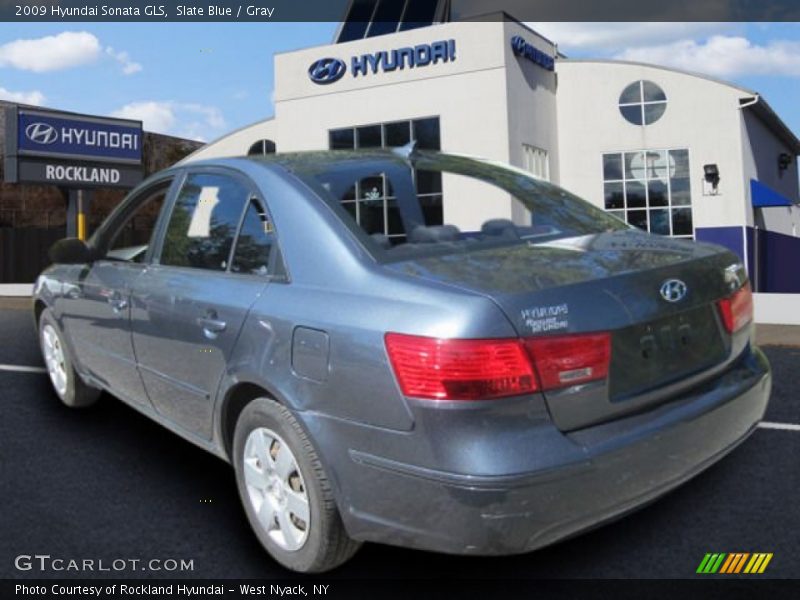 Slate Blue / Gray 2009 Hyundai Sonata GLS