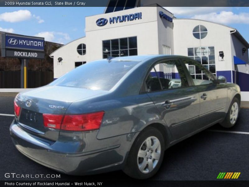 Slate Blue / Gray 2009 Hyundai Sonata GLS