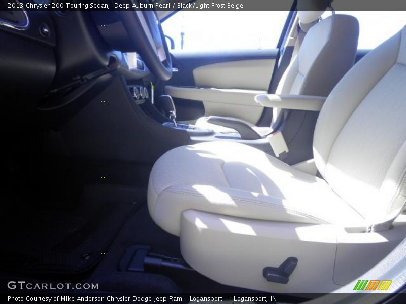 Deep Auburn Pearl / Black/Light Frost Beige 2013 Chrysler 200 Touring Sedan