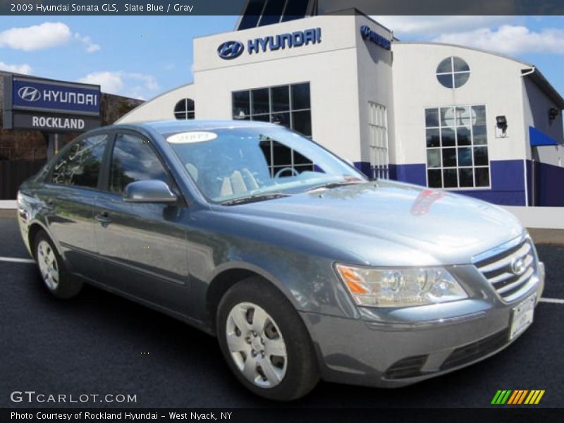 Slate Blue / Gray 2009 Hyundai Sonata GLS