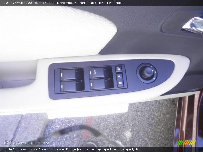 Deep Auburn Pearl / Black/Light Frost Beige 2013 Chrysler 200 Touring Sedan