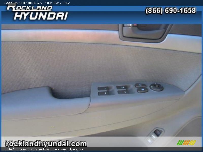Slate Blue / Gray 2009 Hyundai Sonata GLS