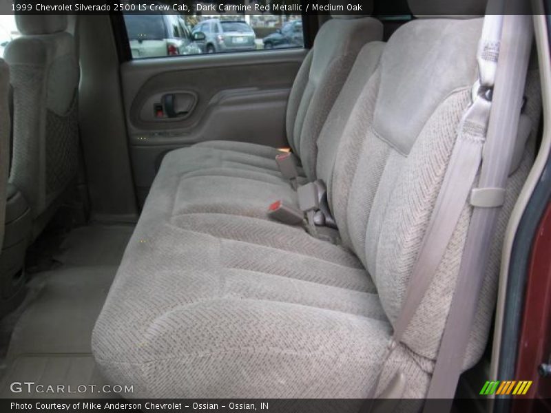 Rear Seat of 1999 Silverado 2500 LS Crew Cab
