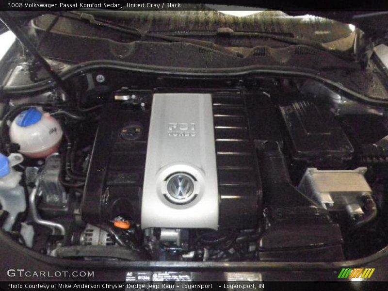 United Gray / Black 2008 Volkswagen Passat Komfort Sedan