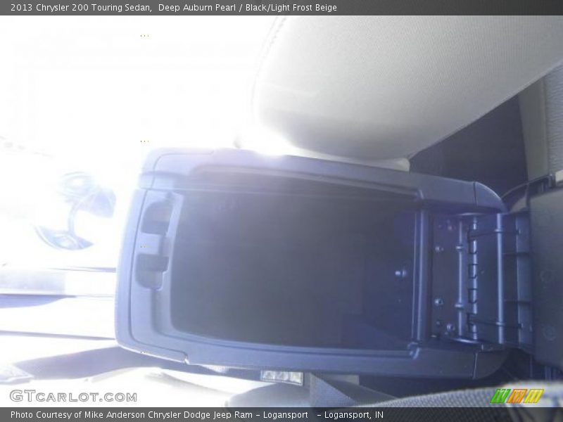 Deep Auburn Pearl / Black/Light Frost Beige 2013 Chrysler 200 Touring Sedan