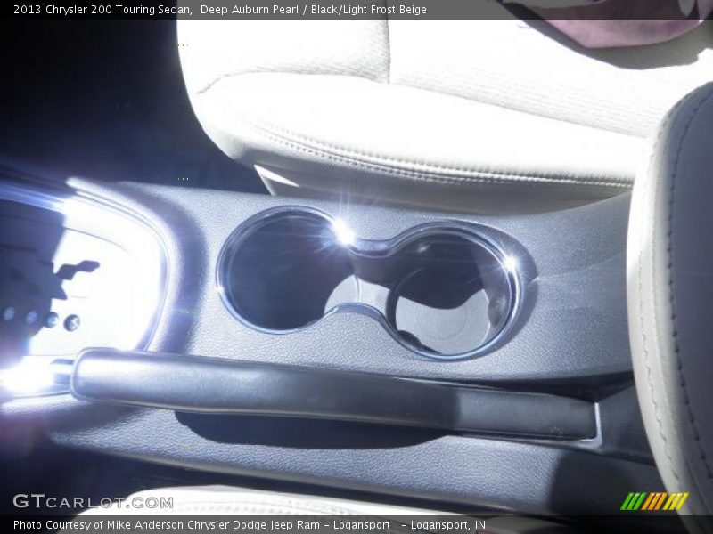 Deep Auburn Pearl / Black/Light Frost Beige 2013 Chrysler 200 Touring Sedan