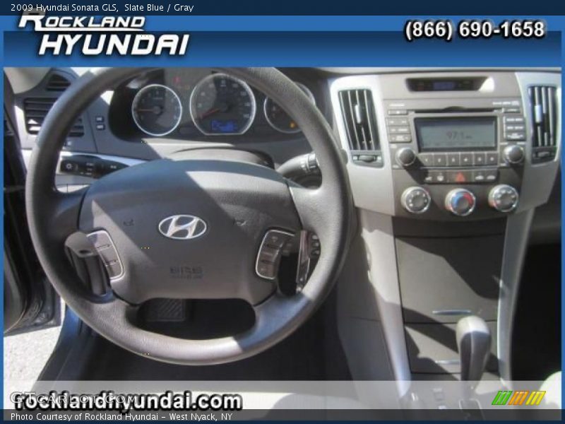 Slate Blue / Gray 2009 Hyundai Sonata GLS