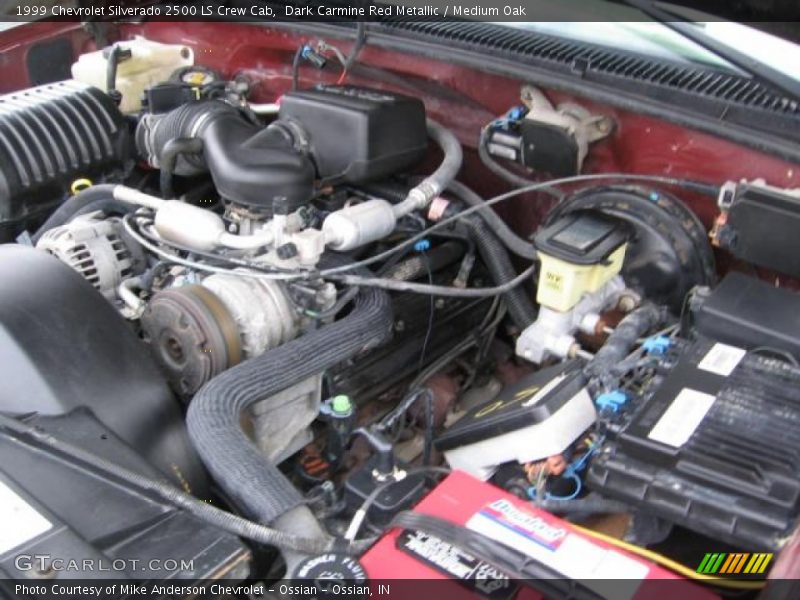  1999 Silverado 2500 LS Crew Cab Engine - 5.7 Liter OHV 16-Valve V8