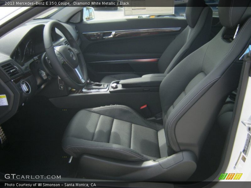  2013 E 350 Coupe Black Interior