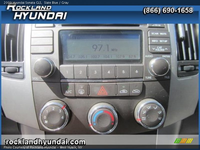 Slate Blue / Gray 2009 Hyundai Sonata GLS