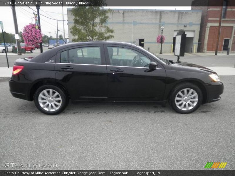 Black / Black 2013 Chrysler 200 Touring Sedan