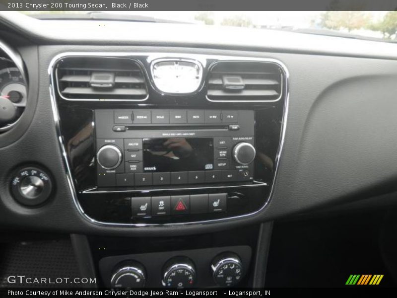 Black / Black 2013 Chrysler 200 Touring Sedan