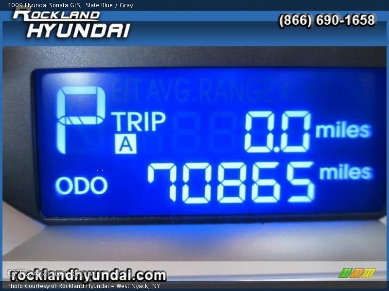 Slate Blue / Gray 2009 Hyundai Sonata GLS