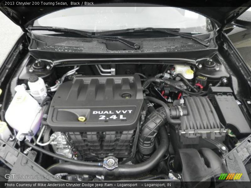 Black / Black 2013 Chrysler 200 Touring Sedan