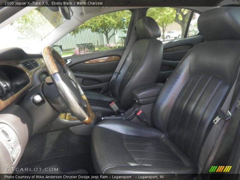 Front Seat of 2005 X-Type 3.0
