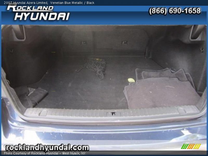 Venetian Blue Metallic / Black 2007 Hyundai Azera Limited
