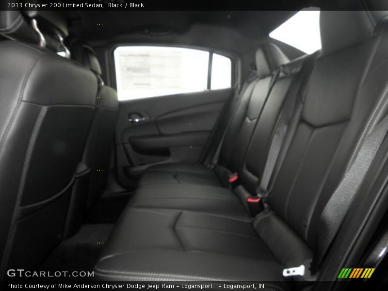 Black / Black 2013 Chrysler 200 Limited Sedan