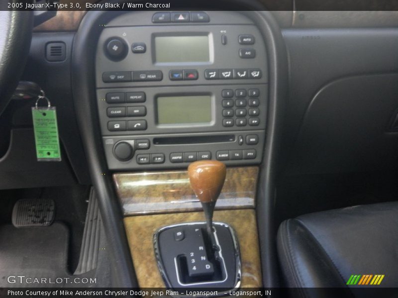 Controls of 2005 X-Type 3.0
