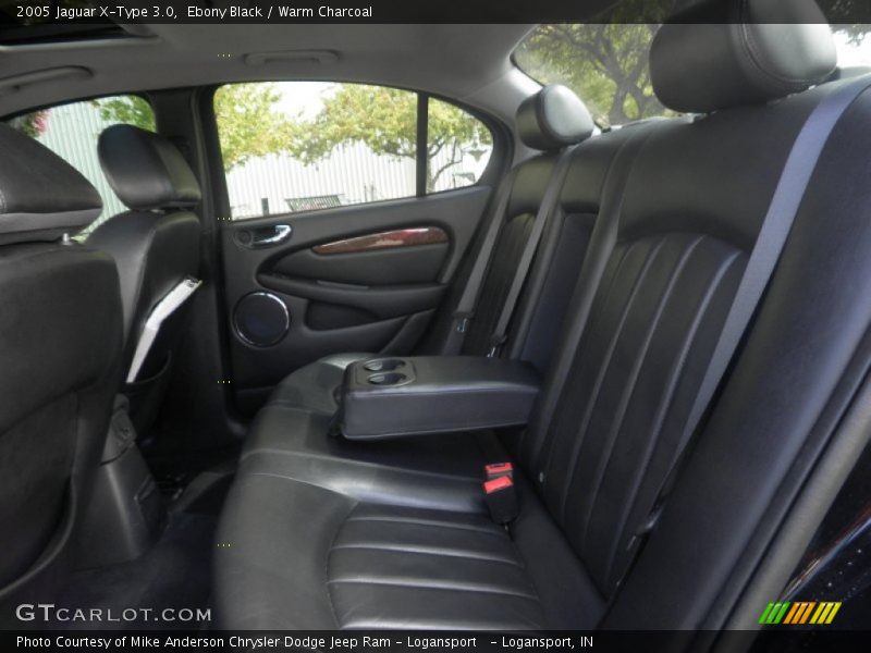 Rear Seat of 2005 X-Type 3.0