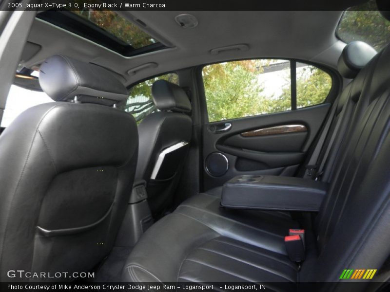 Rear Seat of 2005 X-Type 3.0