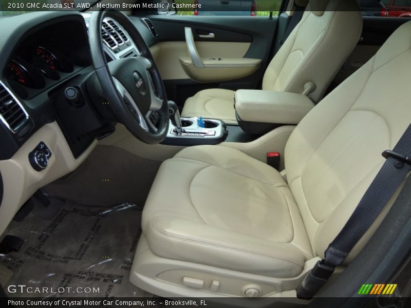 Medium Brown Metallic / Cashmere 2010 GMC Acadia SLT AWD