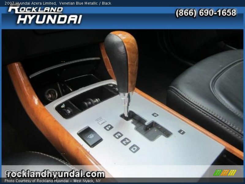 Venetian Blue Metallic / Black 2007 Hyundai Azera Limited
